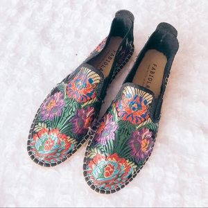 FABIOLAS | Silk Embroidered Espadrilles